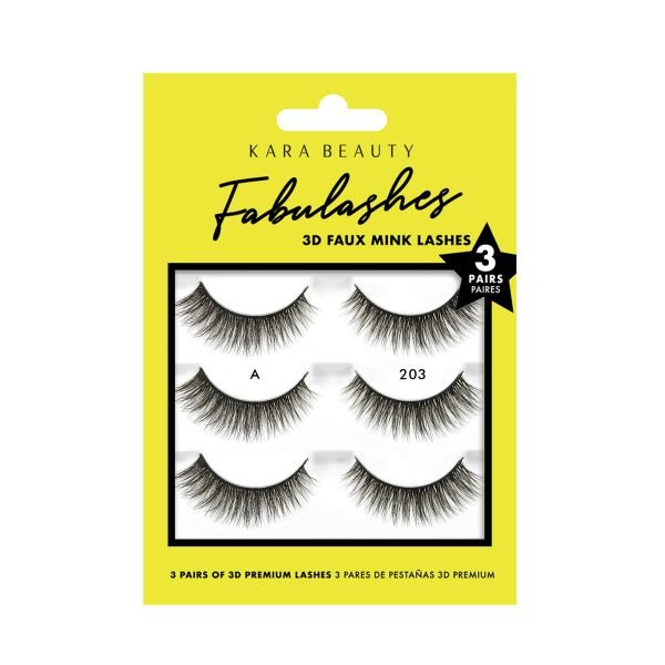 Fabulashes 3D faux Mink 3 Pares | KA3203
