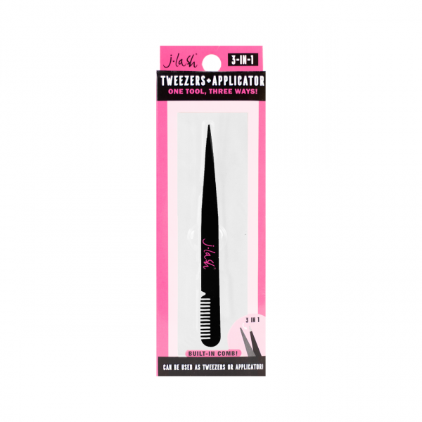 Eyelash Applicator Tweezer | Black - Imagen 2