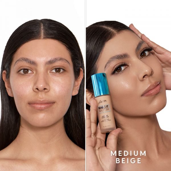 MAKE IT HAPPEN Full Coverage Foundation | Medium Beige - Imagen 2