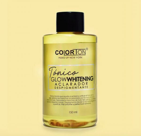 TÓNICO GLOWWHITENING ACLARADOR DESPIGMENTANTE COLORTON