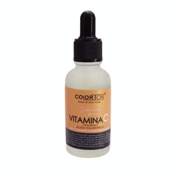 SERUM FACIAL VITAMINA C VITAMINA E ÁCIDO HIALURÓNICO COLORTON