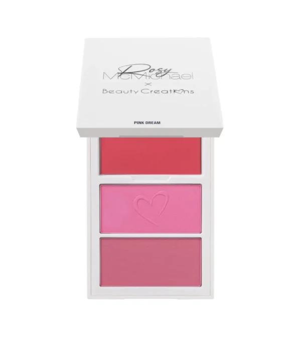 PALETA DE RUBORES PINK DREAM BLUSHES - ROSY MCMICHAEL X BEAUTY CREATIONS VOL 2