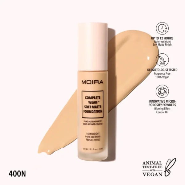 COMPLETE WEAR SOFT MATTE FOUNDATION - 400n