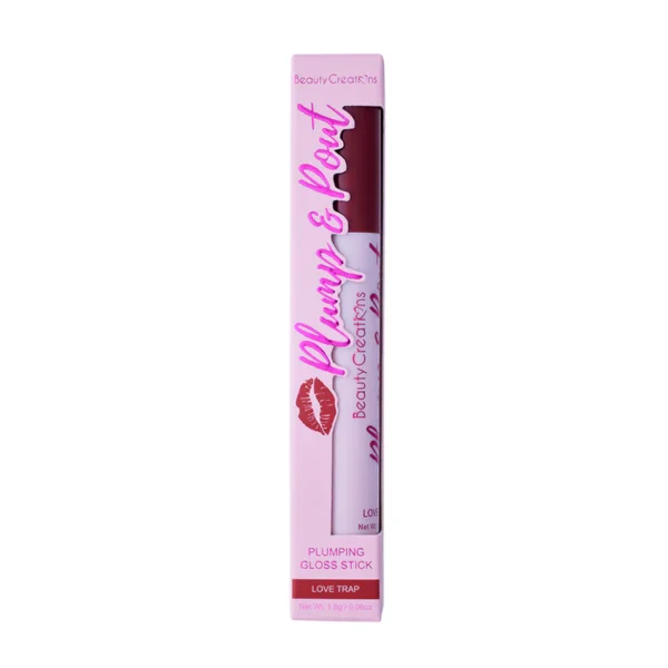 BEAUTY CREATIONS - PLUMP & POUT PLUMPING GLOSS STICK - LIP GLOSS - love trap - Imagen 4