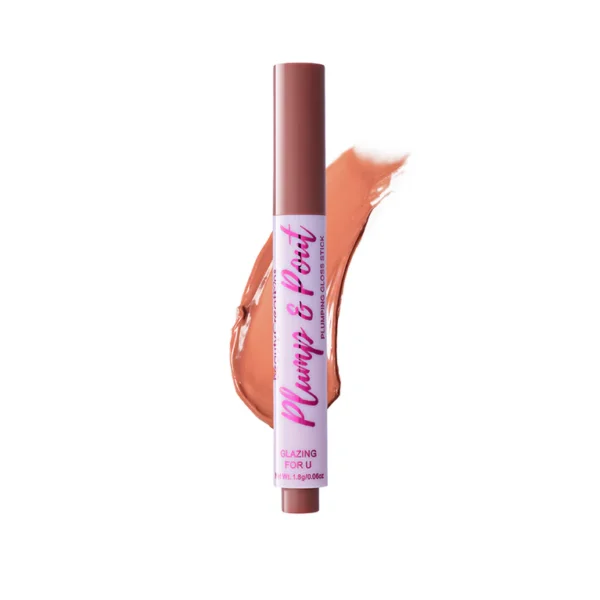 BEAUTY CREATIONS - PLUMP & POUT PLUMPING GLOSS STICK - LIP GLOSS - glazing for u - nude beige