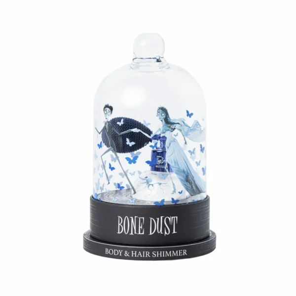 Tim Burton's Corpse Bride x Beauty Creations "Bone Dust" Shimmer para Cuerpo y Cabello - Imagen 4