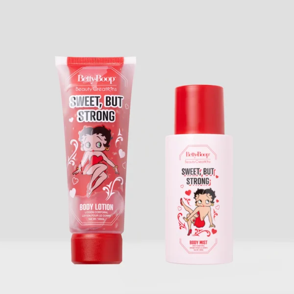 Betty Boop "Sweet, But Strong" Body Mist and Lotion Set - Imagen 2