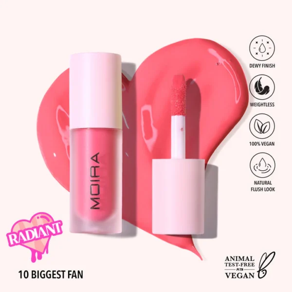 RUBOR LIQUIDO LOVE STEADY LIQUID BLUSH MOIRA - 10 biggest fan